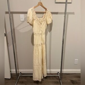 Love Shack Fancy Cotton Lace Maxi Dress